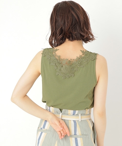 niko and...（ニコアンド）の「バックレース付きタンク（タンクトップ・レディース・ホワイト/グレー/カーキ/チャコール/グリーン・MEDIUM/LARGE/X-LARGE）」の20枚目の写真