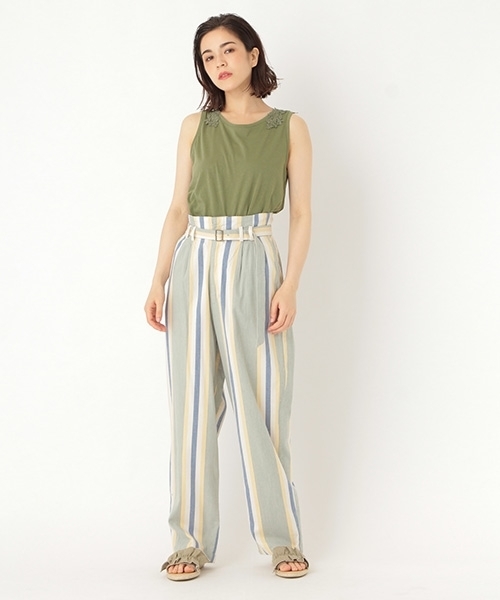 niko and...（ニコアンド）の「バックレース付きタンク（タンクトップ・レディース・ホワイト/グレー/カーキ/チャコール/グリーン・MEDIUM/LARGE/X-LARGE）」の21枚目の写真