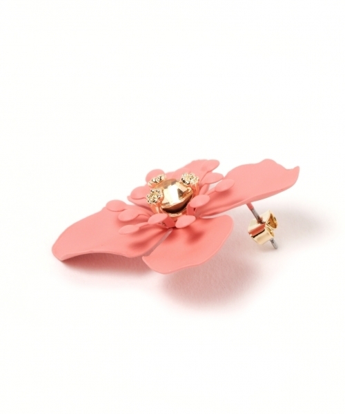 GLOBAL WORK（グローバルワーク）の「フラワーピアス/780909（ピアス（両耳用）・レディース・ピンク/ホワイト/イエロー・FREE）」の4枚目の写真