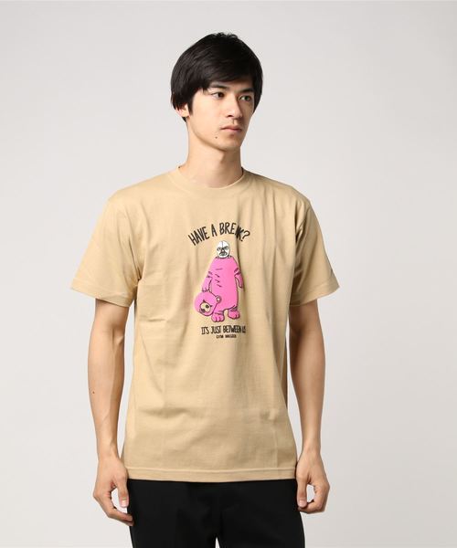 gym master（ジムマスター）の「BREAK Tee（Tシャツ/カットソー・メンズ・ベージュ/ホワイト/グレー/ブルー・MEDIUM/X-LARGE/LARGE/SMALL）」の9枚目の写真