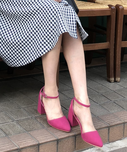archives(アルシーヴ)の「チャンキーバックバンドパンプス(パンプス・レディース・ブラック/シルバー/ローズ・MEDIUM/LARGE)」の1枚目の写真