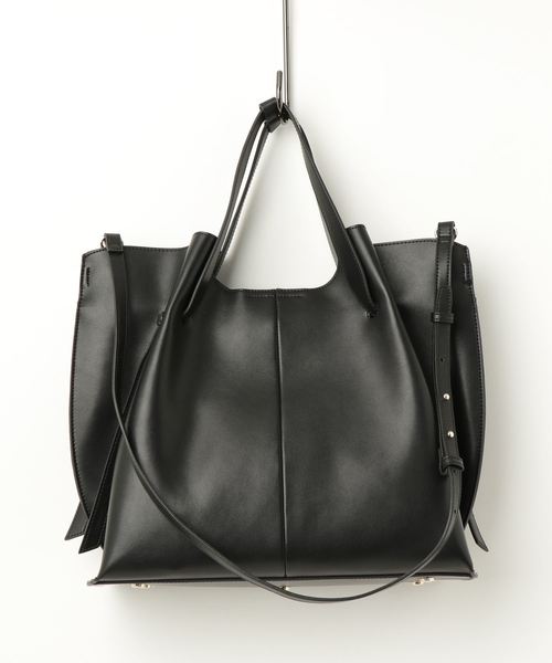 ジストーリー　ブラックレザー ハンドバッグ story.（ストーリー） ハンドバッグ FREE ブラック レディース