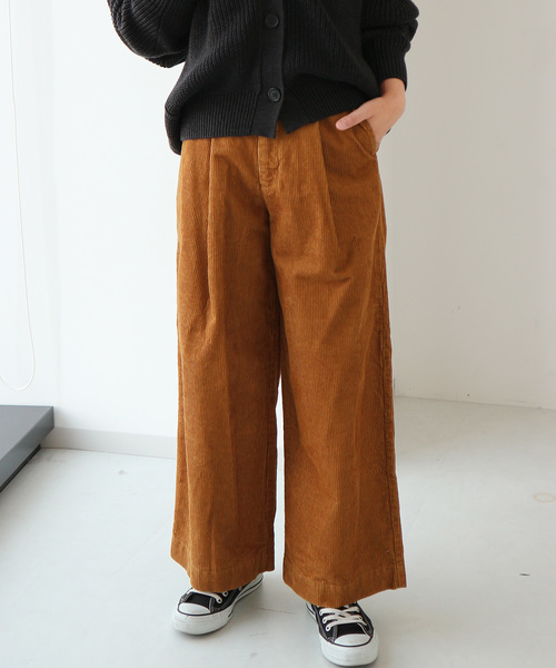 AMERICAN HOLIC(アメリカンホリック)の「ハイウエストコーデュロイワイドパンツ(その他パンツ・レディース・アイボリー/チャコールグレー/ブラック/グレイッシュベージュ/ブラウン/マスタード/カーキ/ブルー・SMALL/MEDIUM/LARGE)」の8枚目の写真