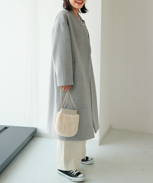 AMERICAN HOLIC(アメリカンホリック)の「ハイウエストコーデュロイワイドパンツ(その他パンツ・レディース・アイボリー/チャコールグレー/ブラック/グレイッシュベージュ/ブラウン/マスタード/カーキ/ブルー・SMALL/MEDIUM/LARGE)」の16枚目の写真