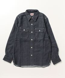【HOUSTON】INDIGO DOUBLE CLOTH SHIRT