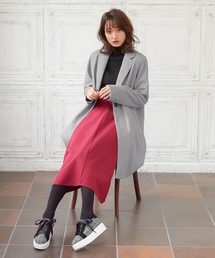 KOBE LETTUCE | フェイクウールスタンダードチェスターコート＊レディース/アウター/ミディアム丈[K744]神戸レタス(チェスターコート)