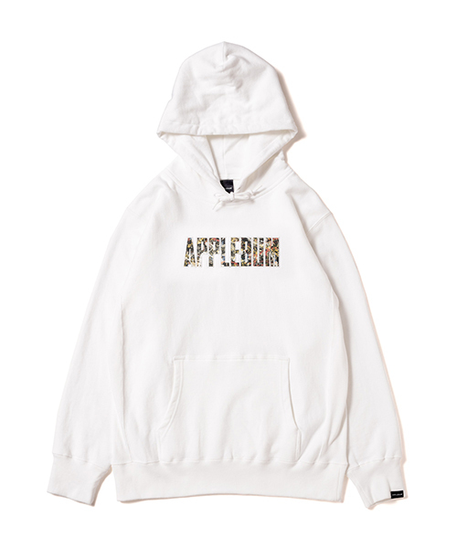 APPLEBUM(アップルバム)の「Action Painting Sweat Parka(パーカー・メンズ・ホワイト/ブラック・M/L/XL/XXL/S)」の2枚目の写真