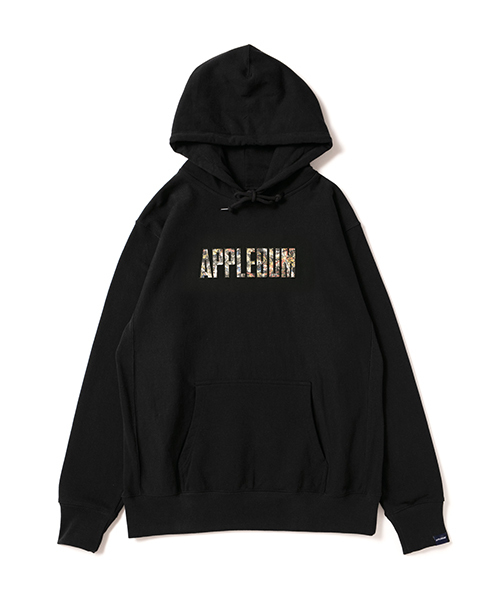 APPLEBUM(アップルバム)の「Action Painting Sweat Parka(パーカー・メンズ・ホワイト/ブラック・M/L/XL/XXL/S)」の1枚目の写真