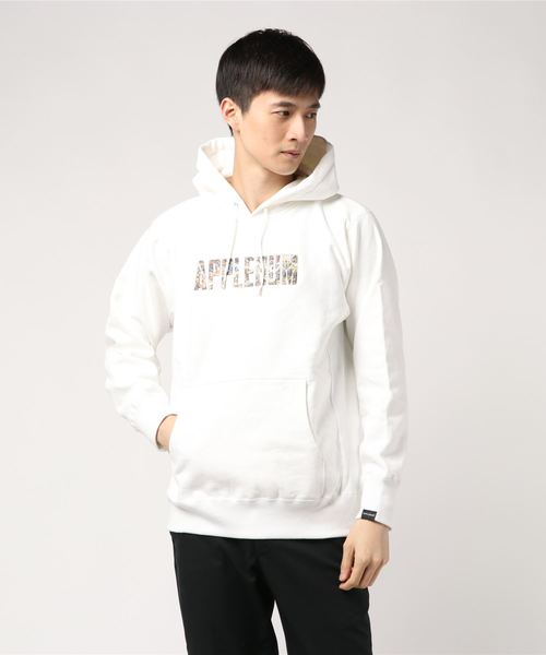 APPLEBUM(アップルバム)の「Action Painting Sweat Parka(パーカー・メンズ・ホワイト/ブラック・M/L/XL/XXL/S)」の18枚目の写真