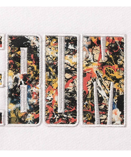 APPLEBUM(アップルバム)の「Action Painting Sweat Parka(パーカー・メンズ・ホワイト/ブラック・M/L/XL/XXL/S)」の14枚目の写真