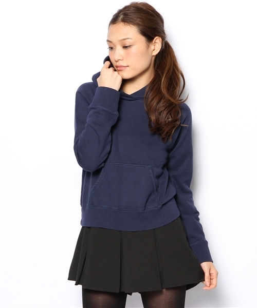 Ray BEAMS（レイビームス）の「Ray BEAMS / ウラケフード プルオーバー（スウェット・レディース・ホワイト系その他/ワイン/ネイビー・ONE SIZE）」の3枚目の写真