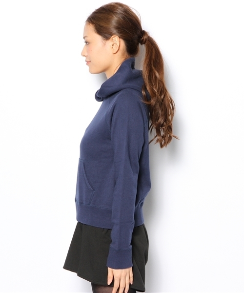 Ray BEAMS（レイビームス）の「Ray BEAMS / ウラケフード プルオーバー（スウェット・レディース・ホワイト系その他/ワイン/ネイビー・ONE SIZE）」の5枚目の写真