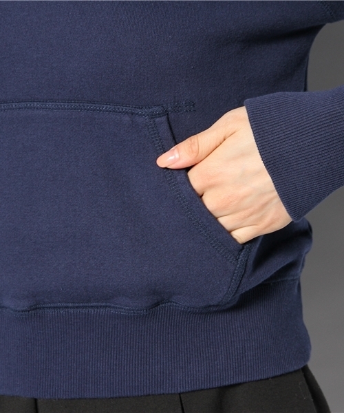 Ray BEAMS（レイビームス）の「Ray BEAMS / ウラケフード プルオーバー（スウェット・レディース・ホワイト系その他/ワイン/ネイビー・ONE SIZE）」の9枚目の写真