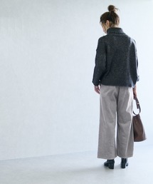 コーデュロイワイドパンツ