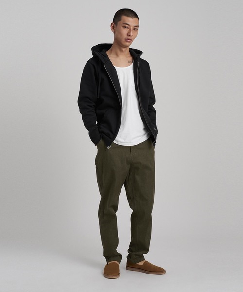 Saturdays NYC（サタデーズ ニューヨークシティ ）の「JP Zip Hooded Sweatshirt（パーカー・メンズ・ブラック/グレー/ネイビー/オレンジ・X-LARGE/X-SMALL/S/M/L）」の8枚目の写真
