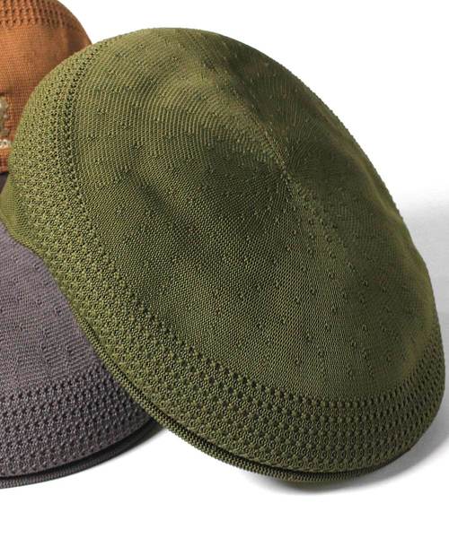 KANGOL（カンゴール）の「カンゴール ハンチング トロピック ベントエア ベレー帽 KANGOL HUNTING TROPIC 504 VENTAIR（ハンチング/ベレー帽・レディース・ブラック/グレー/ベージュ/ナチュラル/ネイビー/ブラウン/アーミー/チャコール/レッド/タン/ライトブルー/ブラック×ゴールド/ホワイト/ロイヤルブルー/ブラック系その他/グレー系その他・MEDIUM/X-LARGE/LARGE/XX-LARGE/SMALL）」の12枚目の写真