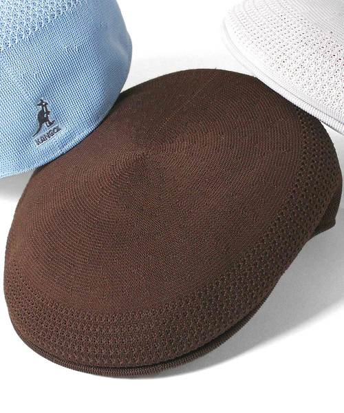 KANGOL（カンゴール）の「カンゴール ハンチング トロピック ベントエア ベレー帽 KANGOL HUNTING TROPIC 504 VENTAIR（ハンチング/ベレー帽・レディース・ブラック/グレー/ベージュ/ナチュラル/ネイビー/ブラウン/アーミー/チャコール/レッド/タン/ライトブルー/ブラック×ゴールド/ホワイト/ロイヤルブルー/ブラック系その他/グレー系その他・MEDIUM/X-LARGE/LARGE/XX-LARGE/SMALL）」の8枚目の写真