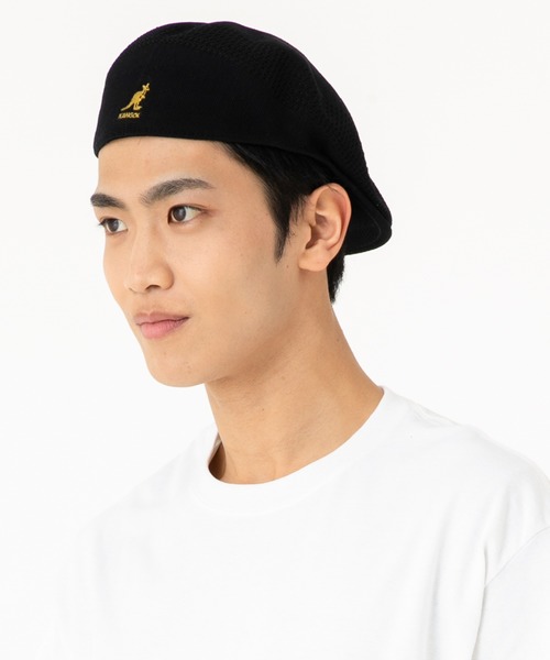 KANGOL（カンゴール）の「カンゴール ハンチング トロピック ベントエア ベレー帽 KANGOL HUNTING TROPIC 504 VENTAIR（ハンチング/ベレー帽・レディース・ブラック/グレー/ベージュ/ナチュラル/ネイビー/ブラウン/アーミー/チャコール/レッド/タン/ライトブルー/ブラック×ゴールド/ホワイト/ロイヤルブルー/ブラック系その他/グレー系その他・MEDIUM/X-LARGE/LARGE/XX-LARGE/SMALL）」の18枚目の写真