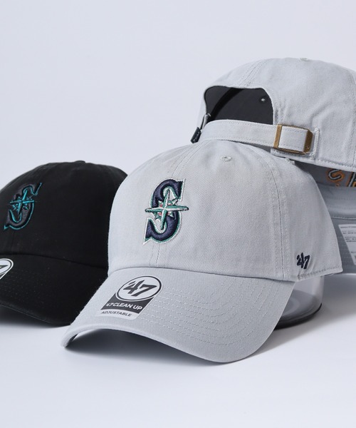 '47（フォーティーセブン）の「MLB公認 ’47BRAND CLEAN UP CAP クリーナップ BBキャップ（キャップ・メンズ・ブラック/レッド/ブルー系その他/ロイヤルブルー/ブルー系その他2/ブルー系その他3/カーキ/グレー系その他/グレー/ブラック系その他/ネイビー/ダークグリーン/ブラック系その他2・FREE）」の5枚目の写真