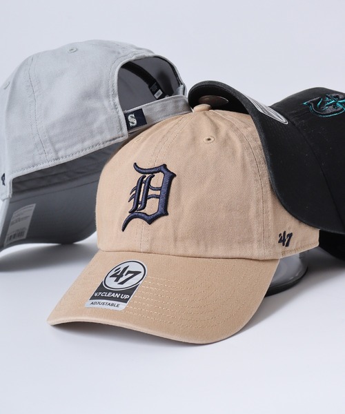 '47（フォーティーセブン）の「MLB公認 ’47BRAND CLEAN UP CAP クリーナップ BBキャップ（キャップ・メンズ・ブラック/レッド/ブルー系その他/ロイヤルブルー/ブルー系その他2/ブルー系その他3/カーキ/グレー系その他/グレー/ブラック系その他/ネイビー/ダークグリーン/ブラック系その他2・FREE）」の7枚目の写真