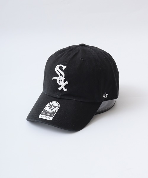 '47（フォーティーセブン）の「MLB公認 ’47BRAND CLEAN UP CAP クリーナップ BBキャップ（キャップ・メンズ・ブラック/レッド/ブルー系その他/ロイヤルブルー/ブルー系その他2/ブルー系その他3/カーキ/グレー系その他/グレー/ブラック系その他/ネイビー/ダークグリーン/ブラック系その他2・FREE）」の14枚目の写真
