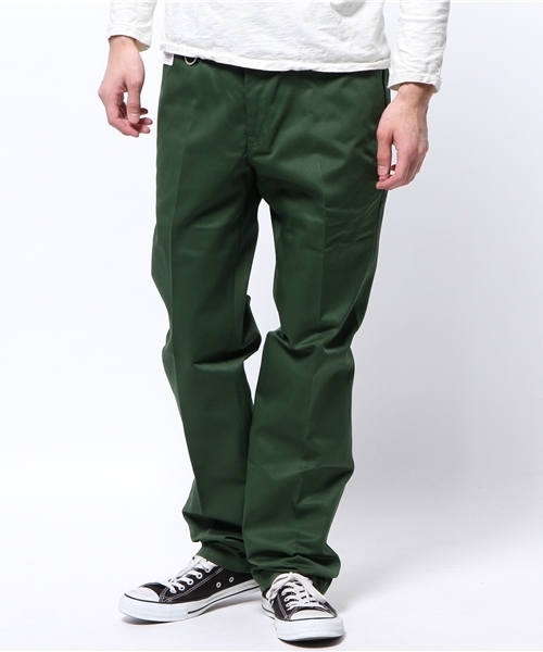 Dickies（ディッキーズ）の「WD1871　TCツイルエクストラスリムワークパンツ（チノパンツ・メンズ・ホワイト/ダークネイビー/ブラック/ヘザ－グレー/ベージュ/カーキ/マルーン/オレンジ系その他/モスグリーン/ブラウン/カーキオリーブ/スカイブルー/グリーン/ライトブラウン/ネイビー・36inch/28inch/34inch/32inch/30inch/29inch/33inch/31inch）」の8枚目の写真