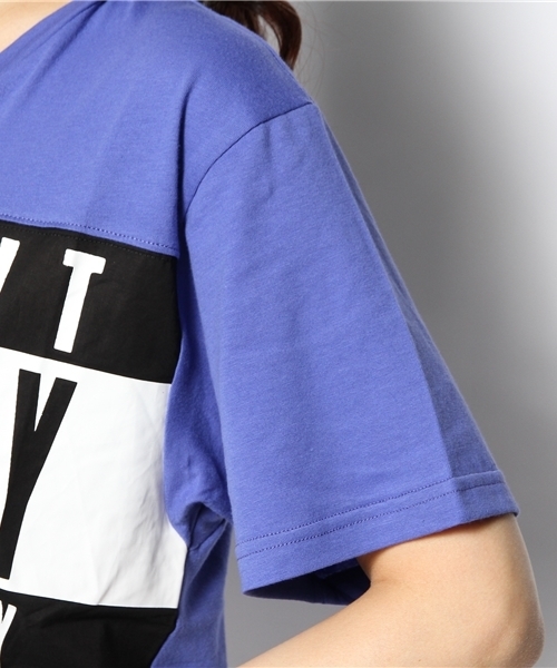 DANCE LB-03（ダンス エルビー・ゼロスリー）の「ADVISORY BOYS Tシャツ（Tシャツ/カットソー・レディース・ホワイト系/パープル系・FREE）」の7枚目の写真