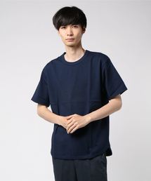 【BS】天竺 裾ラウンド 半袖カットソー