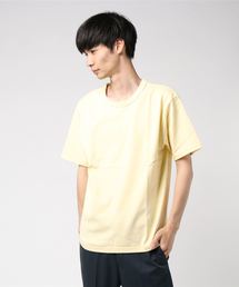 【BS】天竺 裾ラウンド 半袖カットソー