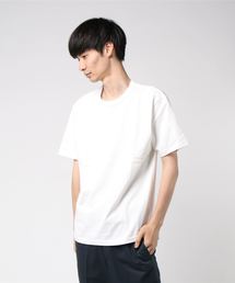 【BS】天竺 裾ラウンド 半袖カットソー