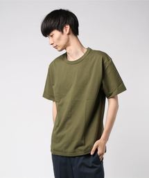 【BS】天竺 裾ラウンド 半袖カットソー