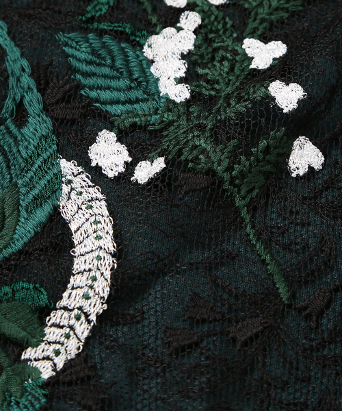 mame（マメ）の「TOPS（Tシャツ/カットソー・レディース・ブラック/グリーン・1）」の10枚目の写真