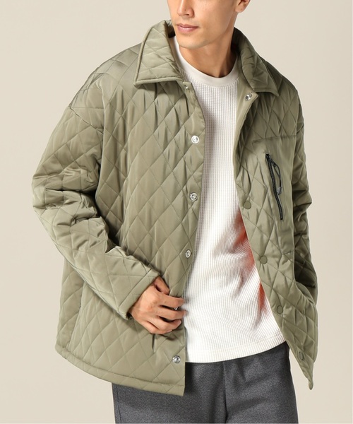 SUPERTHANKS(スーパーサンクス)の「【SUPERTHANKS / スーパーサンクス】 PATCH QUILTING BIC JACKET(その他アウター・メンズ・ブラック/カーキ/その他9・MEDIUM/LARGE)」の2枚目の写真