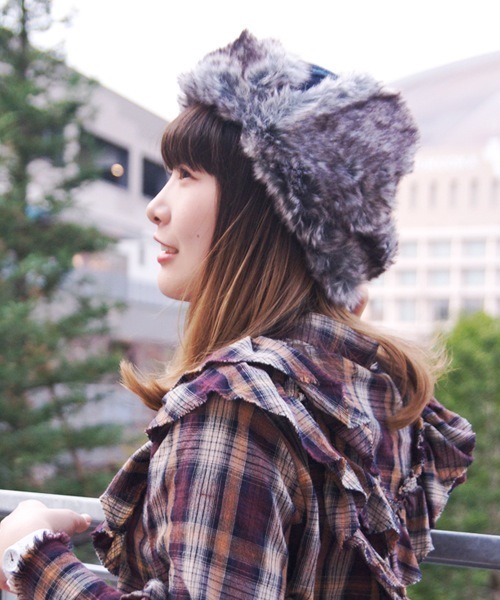 Mix Knit Flight Cap ウール起毛 フライト キャップ キャップ Polcadot ポルカドット のファッション通販 Zozotown