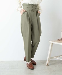 WEGO | WEGO/ハイウエストベルトセンタープレスパンツ(スラックス)
