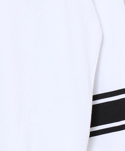 coen(コーエン)の「USAコットンフットボール7分袖ラインTシャツ#(Tシャツ/カットソー・メンズ・ベージュ/ホワイト/ブラック・X-LARGE/SMALL/LARGE/MEDIUM)」の10枚目の写真