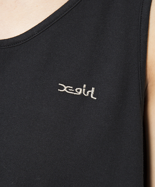 X-girl(エックスガール)の「SWEAT LAYERED DRESS(ワンピース・レディース・ホワイト/ブラック/アッシュ・1/2)」の13枚目の写真