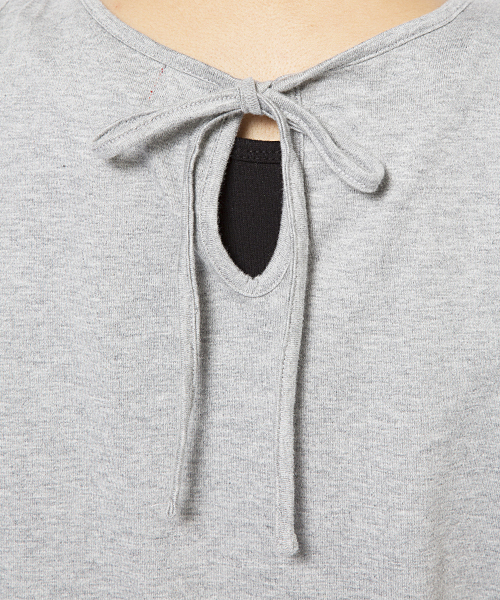 X-girl(エックスガール)の「SWEAT LAYERED DRESS(ワンピース・レディース・ホワイト/ブラック/アッシュ・1/2)」の14枚目の写真