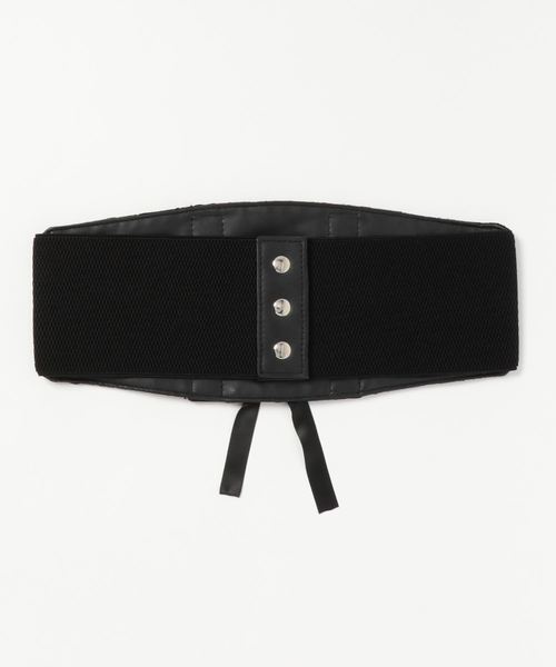 axes femme（アクシーズファム）の「レースコルセットベルト（ベルト・レディース・ブラック・MEDIUM）」の2枚目の写真