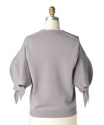 20ss Drawer ドゥロワーミラノ編みフリルスリーブニット ¥69,300