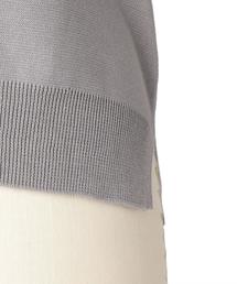 Drawer（ドゥロワー）の「Drawer 16Gミラノ編みリボンスリーブ