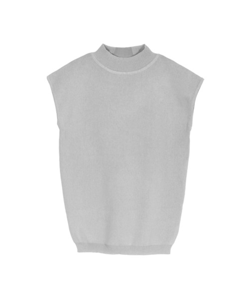 Julia Boutique（ジュリアブティック）の「ハイネックフレンチスリーブニットトップス/510597H（ニット/セーター・レディース・ホワイト/ブラック/ベージュ/レッド/モカ/ネイビー/グレー・ONE）」の13枚目の写真