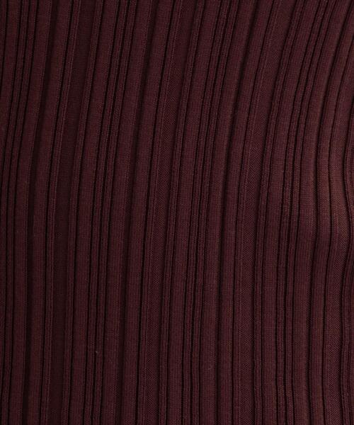 green label relaxing（グリーンレーベルリラクシング）の「[手洗い可能] FFC ランダム リブ ハイネック プルオーバー ニット（ニット/セーター・レディース・ライトブルー/ベージュ/ブラック/ダークブラウン・FREE）」の12枚目の写真