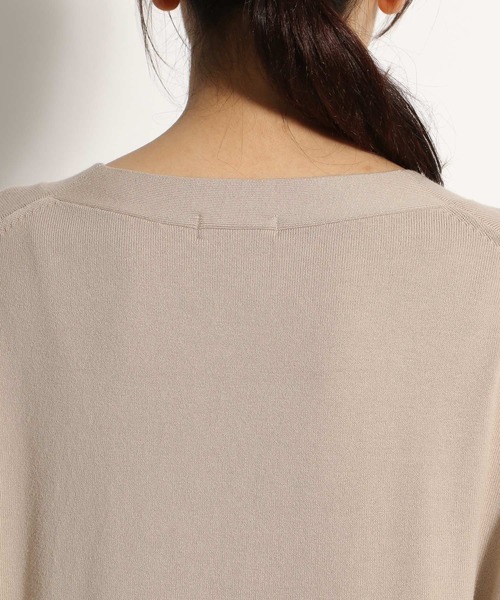 niko and...（ニコアンド）の「スーピママキシニットワンピース（ワンピース・レディース・ブラック/ベージュ/キャメル・MEDIUM/LARGE）」の10枚目の写真