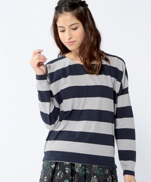 Another Edition | AE DROP SHLD BOR LSL ◆(Tシャツ/カットソー)