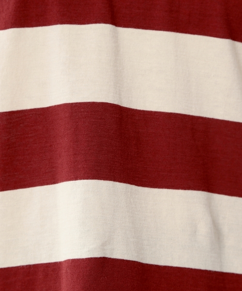 Another Edition（アナザーエディション）の「AE DROP SHLD BOR LSL ◆（Tシャツ/カットソー・レディース・ブラック/ワインレッド/ネイビー・フリー）」の5枚目の写真