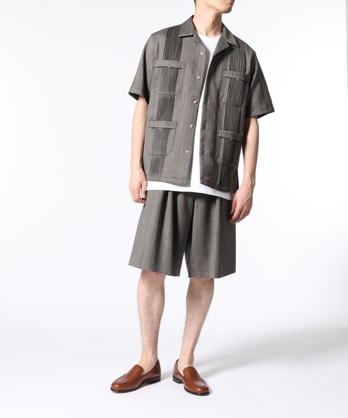 ADAM ET ROPE'(アダムエロペ)の「【NIKKE】キューバビーチ ワイドショーツ(その他パンツ・メンズ・ブラウン系その他/ブラック系その他・M/L/XL)」の3枚目の写真