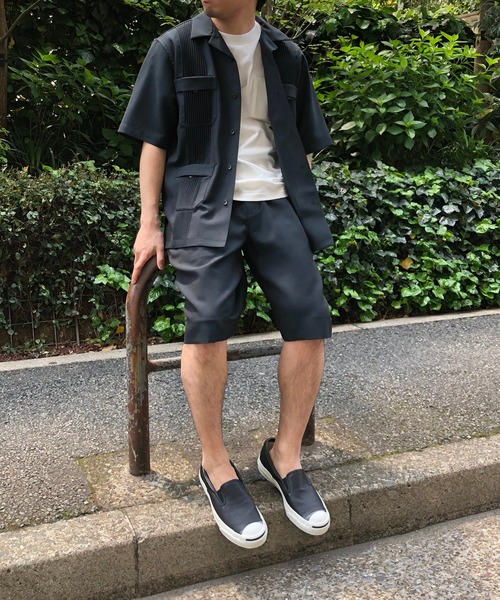 ADAM ET ROPE'(アダムエロペ)の「【NIKKE】キューバビーチ ワイドショーツ(その他パンツ・メンズ・ブラウン系その他/ブラック系その他・M/L/XL)」の17枚目の写真