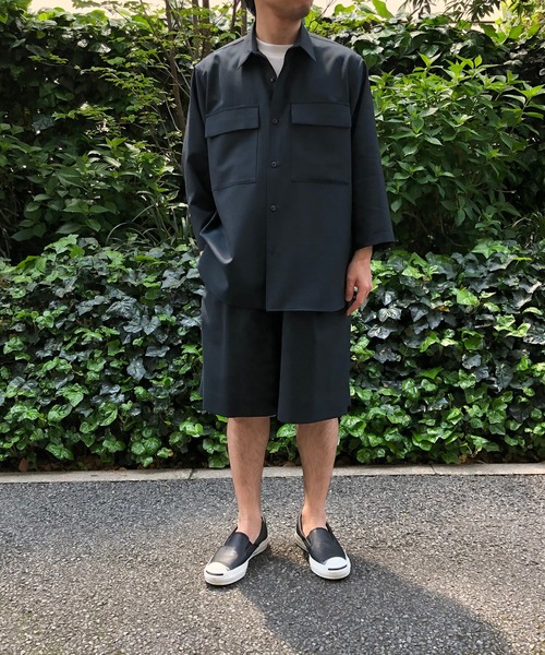 ADAM ET ROPE'(アダムエロペ)の「【NIKKE】キューバビーチ ワイドショーツ(その他パンツ・メンズ・ブラウン系その他/ブラック系その他・M/L/XL)」の16枚目の写真