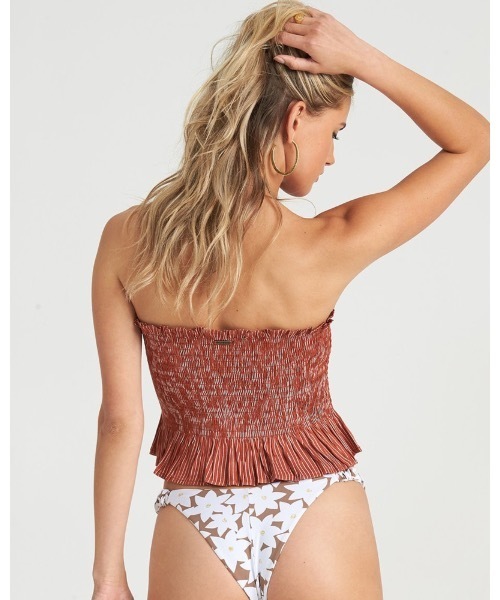 BILLABONG(ビラボン)の「BILLABONG レディース WELL GROUNDED チューブトップ/ビラボン(チューブトップ・レディース・ブラウン/ブルー系その他・MEDIUM)」の4枚目の写真